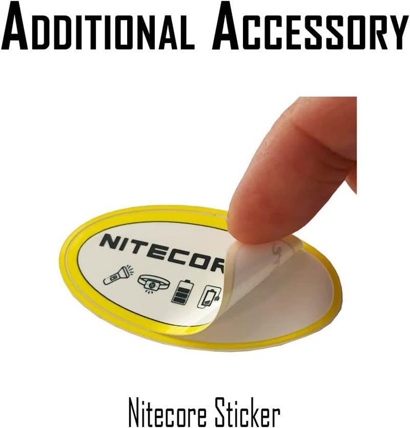 NITECORE NU20 Classic Ultralight Headlamp, 360 Lumen USB-C Rechargeable Lightweight for Backpacking, Camping, Running with Auxilary White and Red Light - Image 4